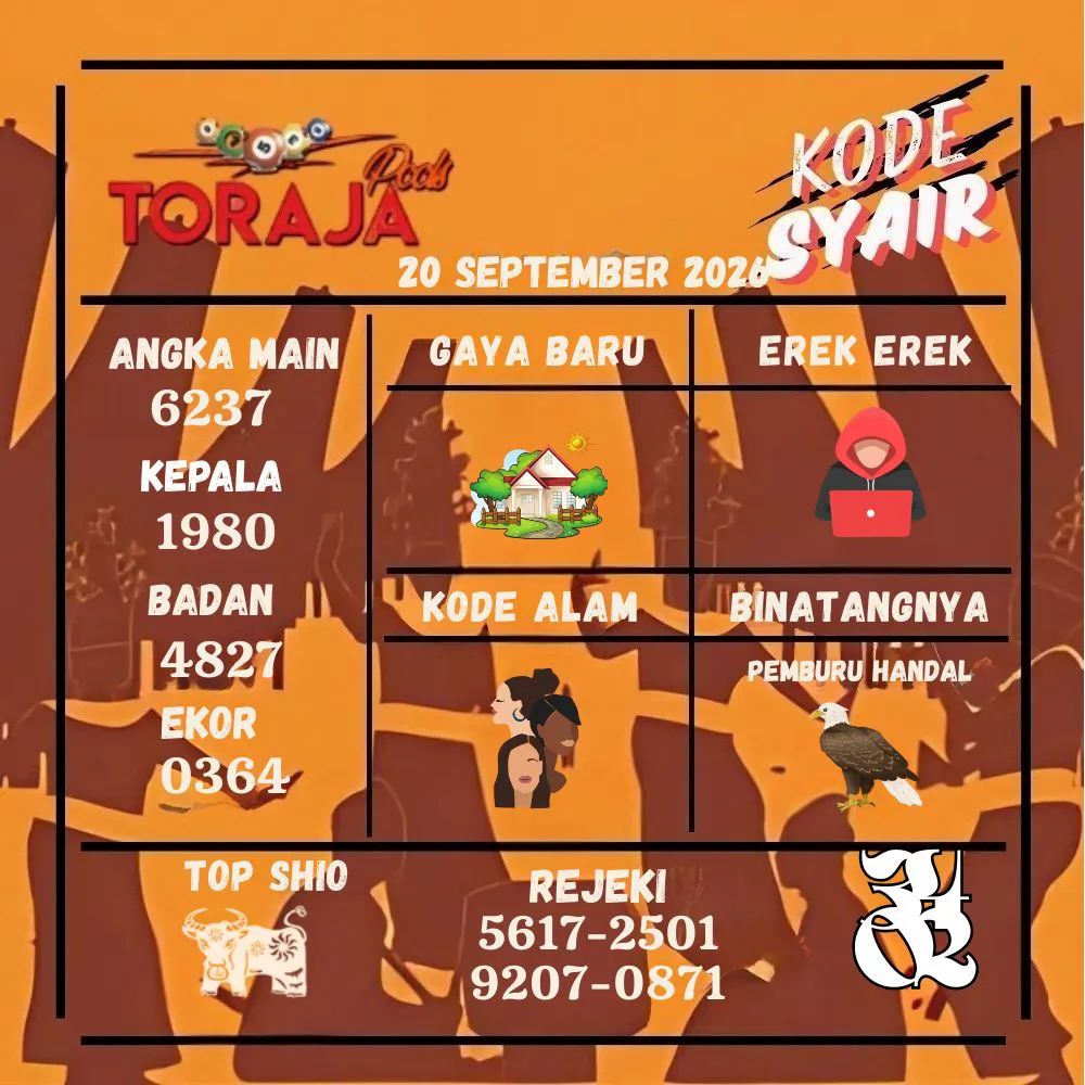 Kode Syair Toraja Pools September 2026